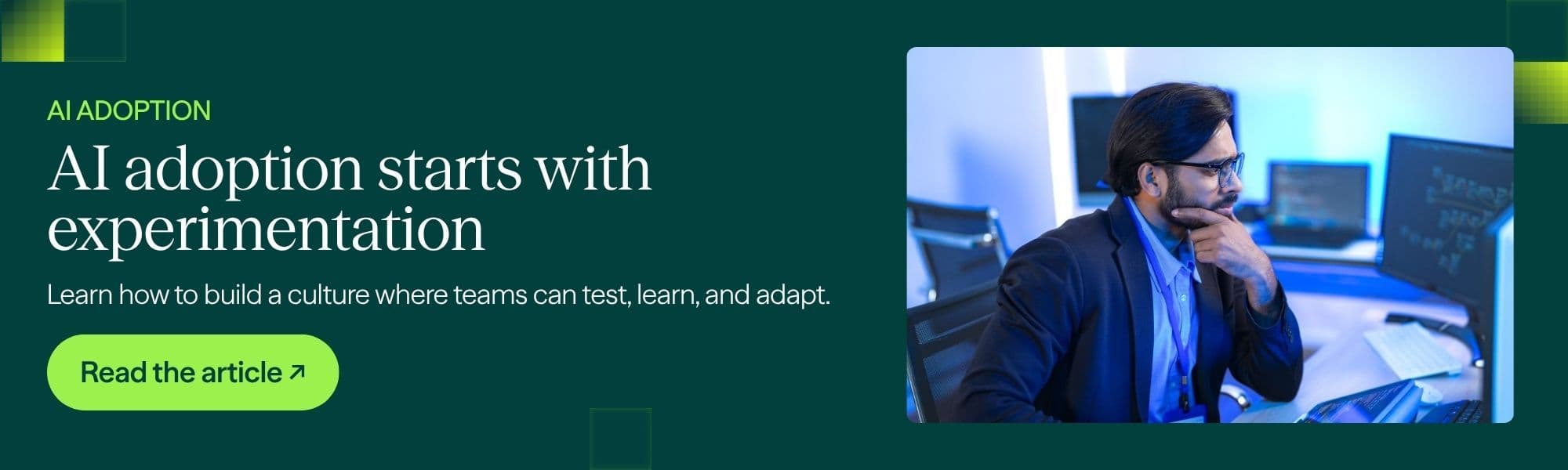 Read the article: AI adoption