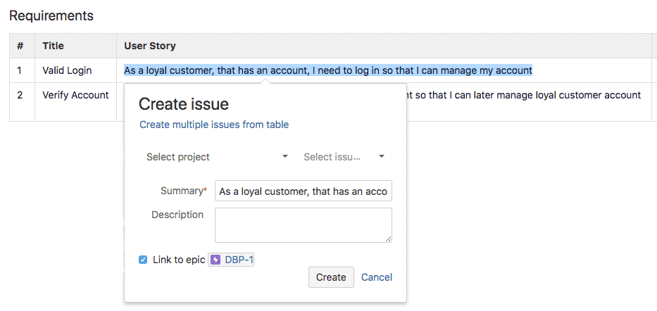 Add to Jira
