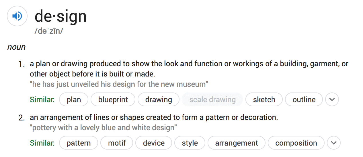 Definition of Design