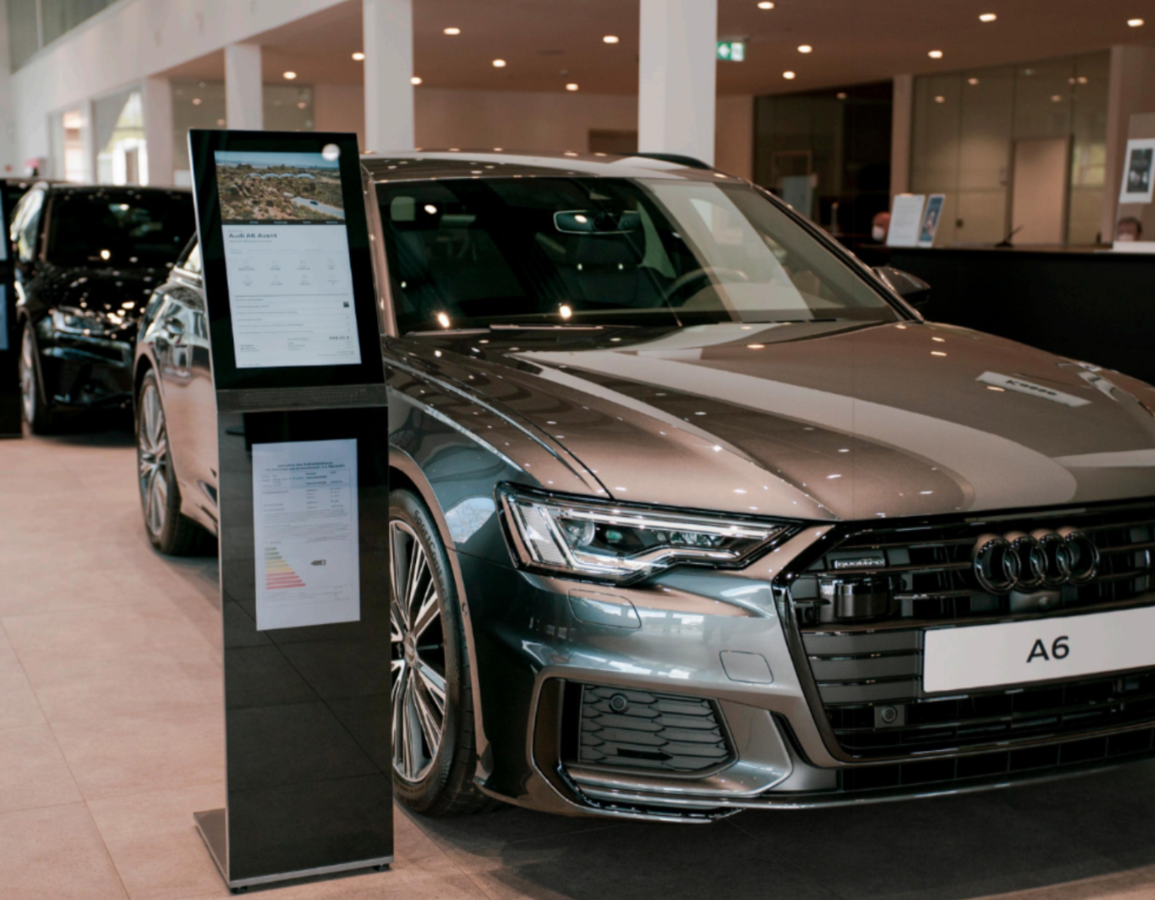 AVP portal at an Audi showroom