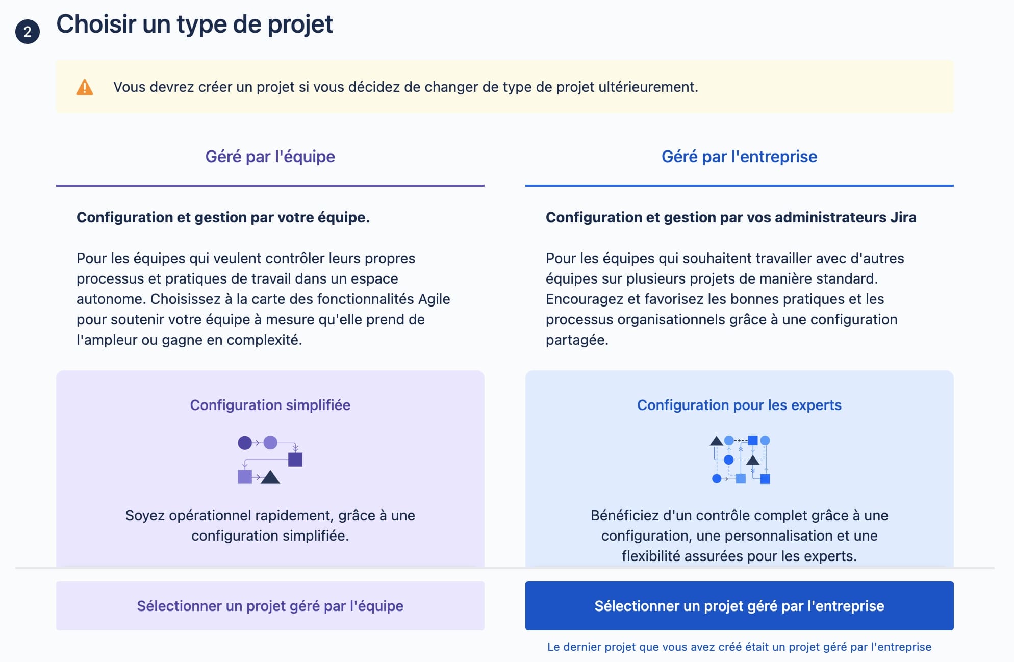 compagny managed team managed jira cloud